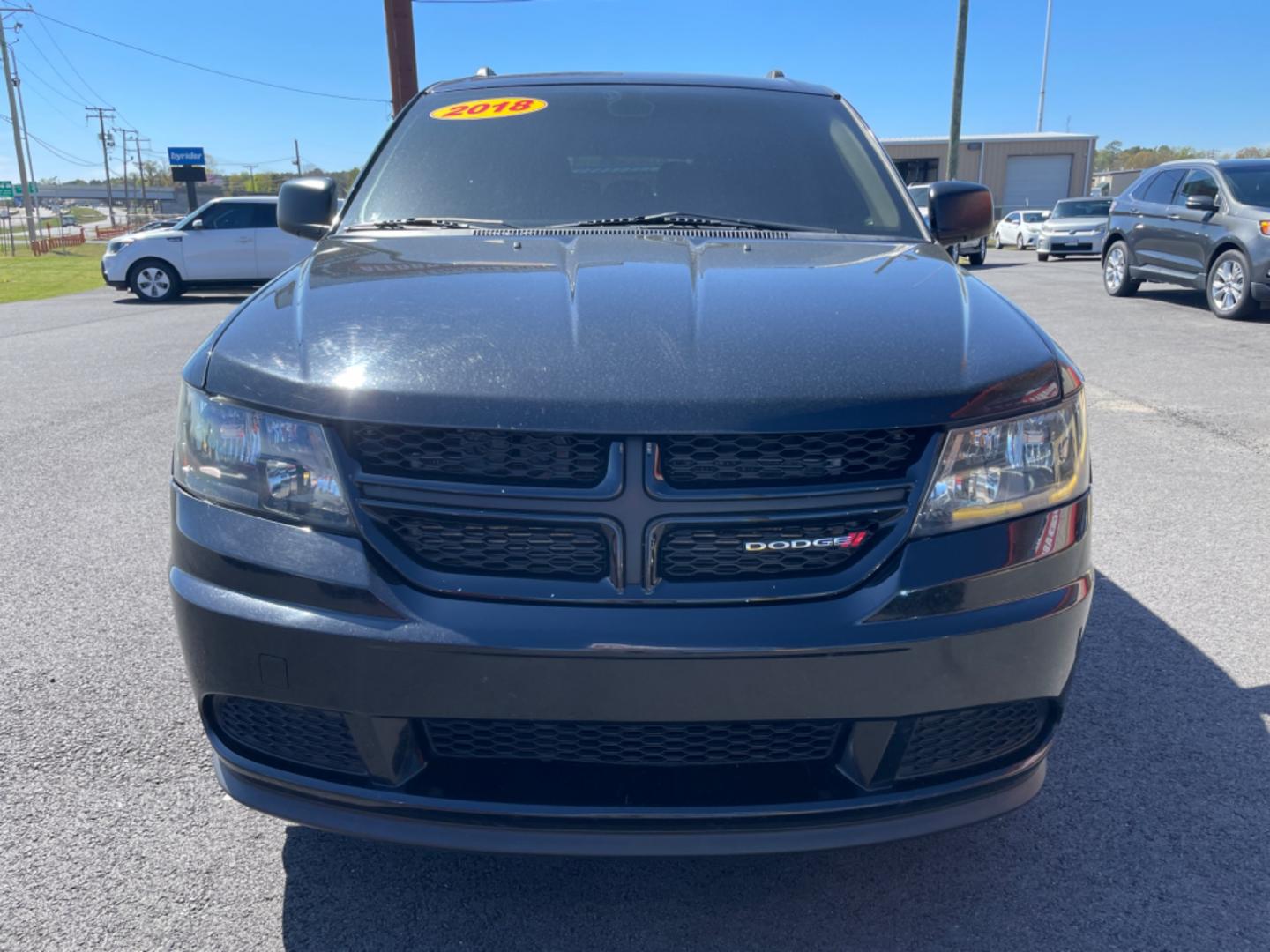 2018 Black Dodge Journey (3C4PDCAB5JT) with an 4-Cyl, 2.4 Liter engine, Automatic, 4-Spd w/AutoStick transmission, located at 8008 Warden Rd, Sherwood, AR, 72120, (501) 801-6100, 34.830078, -92.186684 - Photo#2